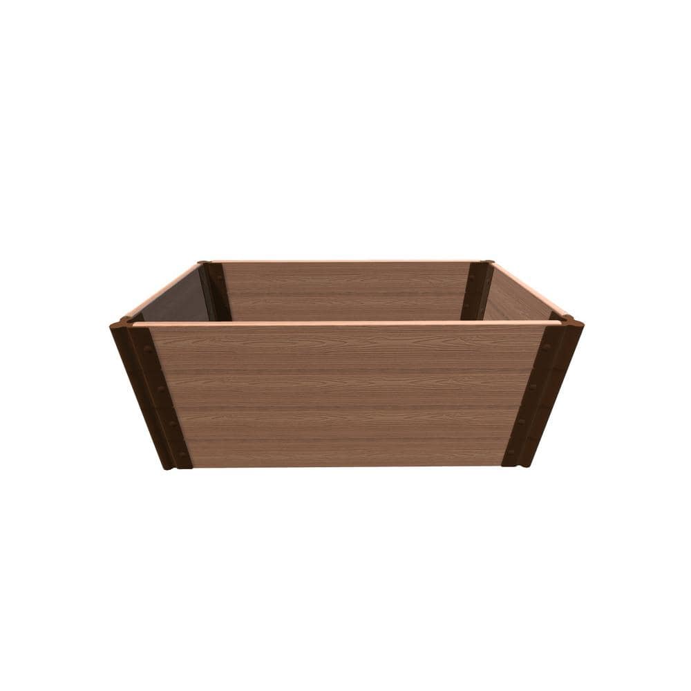 TOOL-FREE CLASSIC SIENNA 2 ft. x 4 ft. x 22 in. COMPOSITE RAISED GARDEN BED - 1 in. PROFILE price history on PriceWatchPro