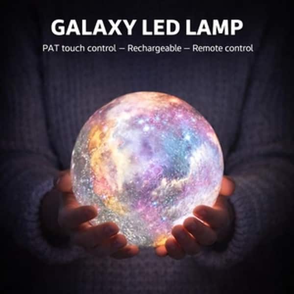 5.9 in. Galaxy Indoor Accent Lamp with Globe Shade