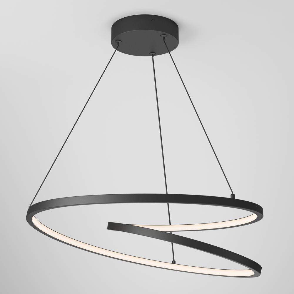 Salto 26-Watt Black LED Indoor/Outdoor Pendant Light