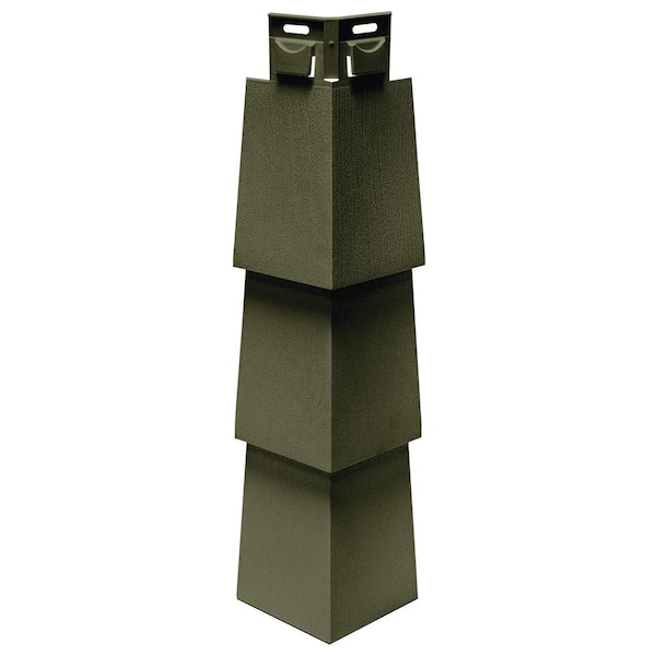 Novik NovikShake NP Northern Perfection Corner 3.8 in. x 15 in. Polymer Corner in Brunswick Green (5 Per Box, 6.25 lin. ft.)