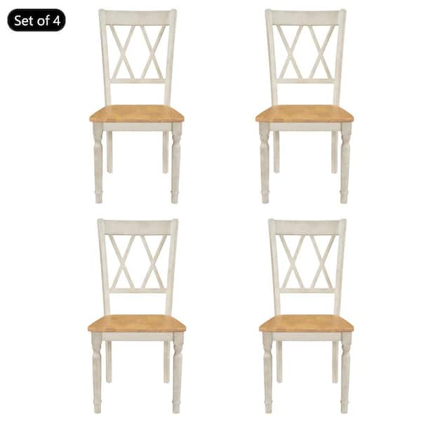 natural wood dining chairs set of 4