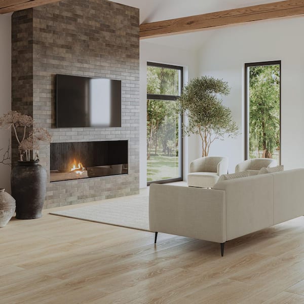 Timberline Rectangular 10 in. x 72 in. Honed Birch Porcelain Tile (19.59 sq. ft./Case)