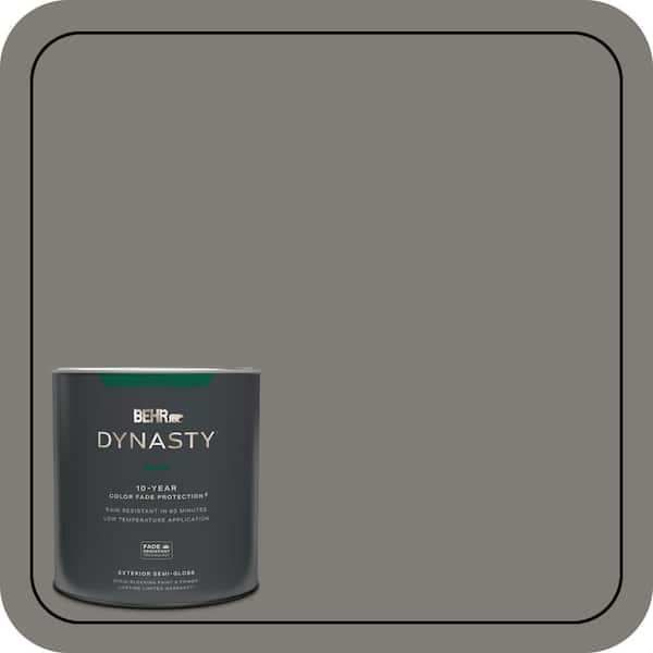 BEHR DYNASTY 1 qt. #PPU24-21 Greyhound Semi-Gloss Exterior Stain-Blocking Paint & Primer