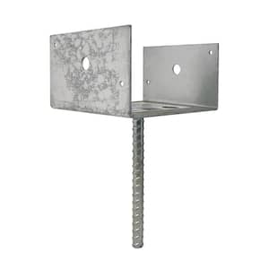 6 in. x 6 in. x 10 in. Galvanized Steel Post Support Saddle Bracket (4-Pack)