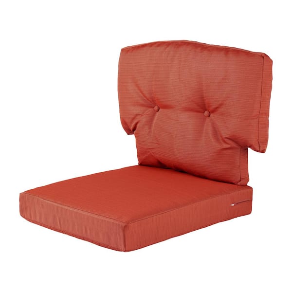 Hampton Bay Charlottetown Quarry Red, Hampton Bay Replacement Cushions For Outdoor Furniture