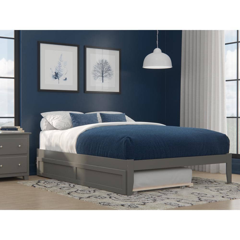 AFI Colorado in Grey Queen Bed with USB Turbo Charger and Twin Extra
