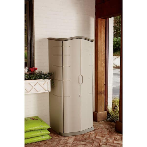 https://images.thdstatic.com/productImages/a47a835e-8520-4a7f-a014-8f7b731d2460/svn/beige-rubbermaid-outdoor-storage-cabinets-fg374901olvss-4f_600.jpg