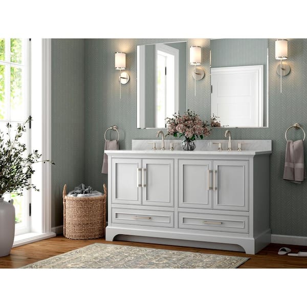 Home Decorators Collection Lareda 60 In, 60 Double Vanity With Top