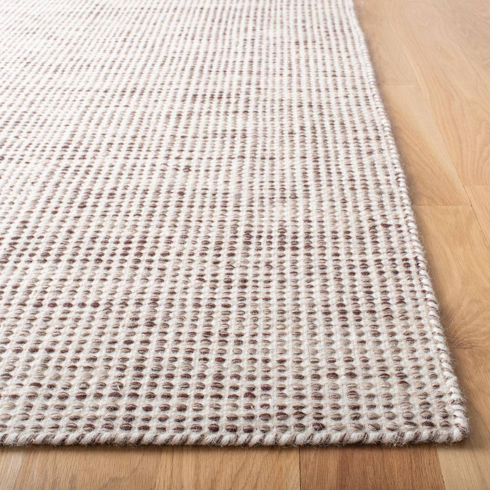 Ivory Hand Tufted Wool Rectangular Area Rug 6' x 9'