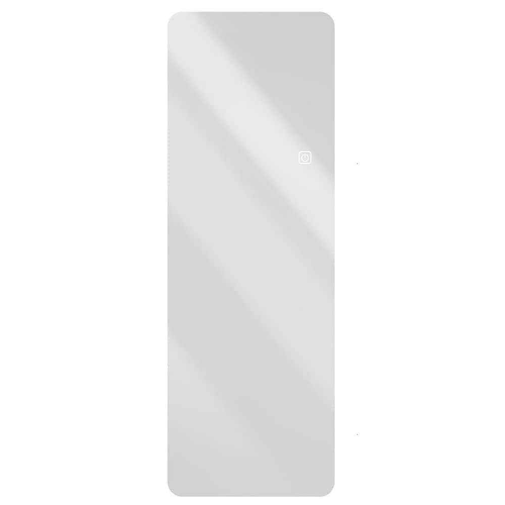 22 in. W x 65 in. H Rectangular Full Body Frameless LED Wall Bathroom Vanity Mirror in Silver 3 Color Lighting