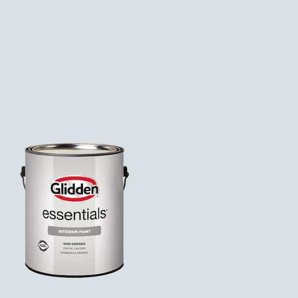 Glidden Essentials 1 gal. PPG1153-3 Blue Smoke Flat Interior Paint