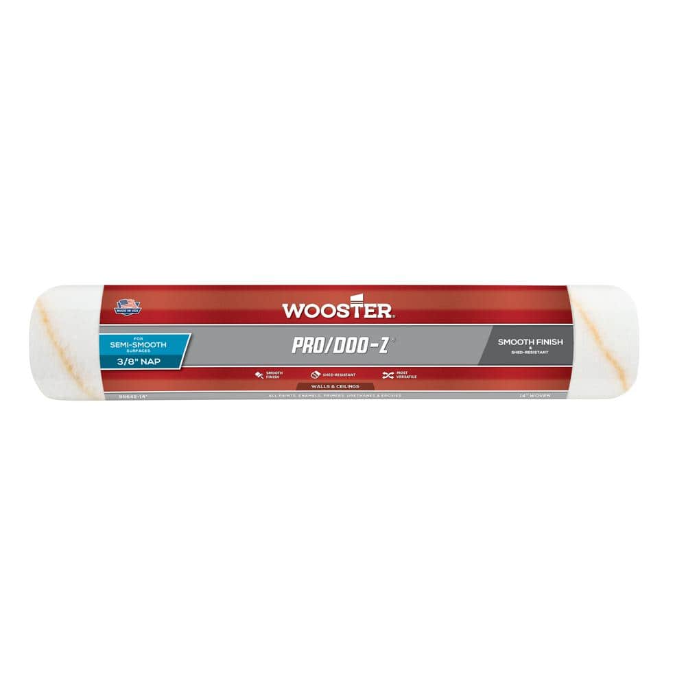 Wooster 14 in. x 3/8 in. Pro/Doo-Z High-Density Woven Roller Cover