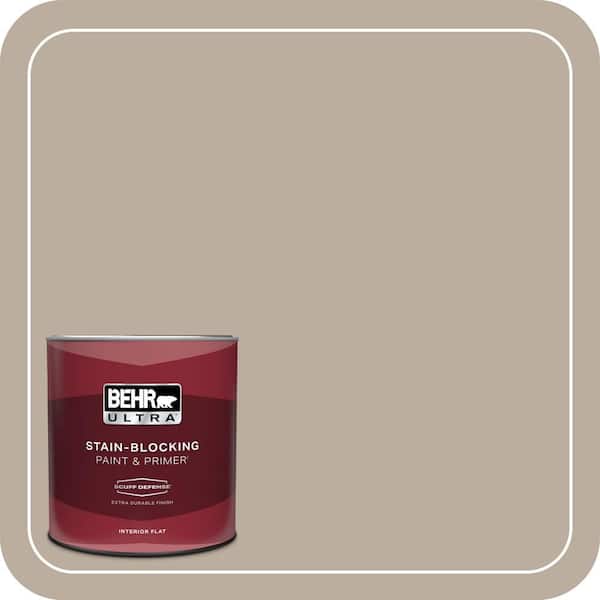 BEHR ULTRA 1 qt. Home Decorators Collection #HDC-NT-20G Montauk Sands Extra Durable Flat Interior Paint & Primer