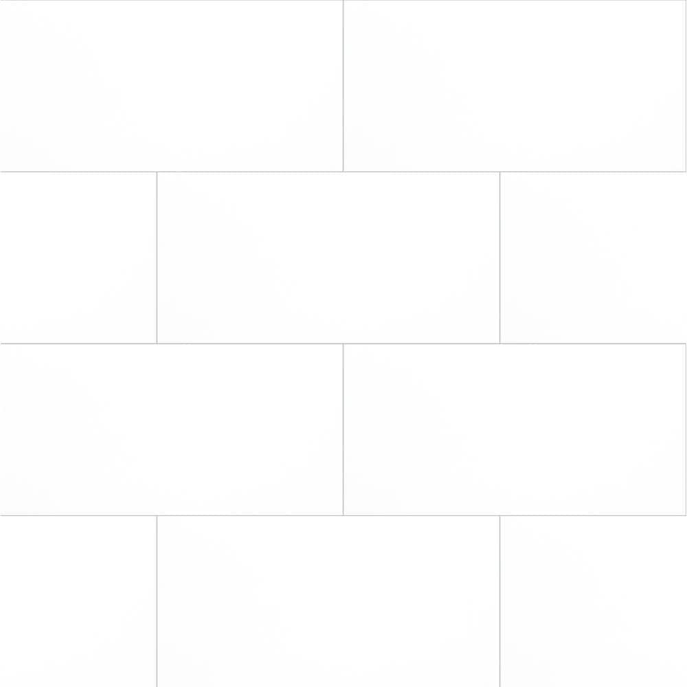 White 12 in. x 24 in. Polished Porcelain Floor and Wall Tile (11.64 sq. ft. / Case) price history on PriceWatchPro