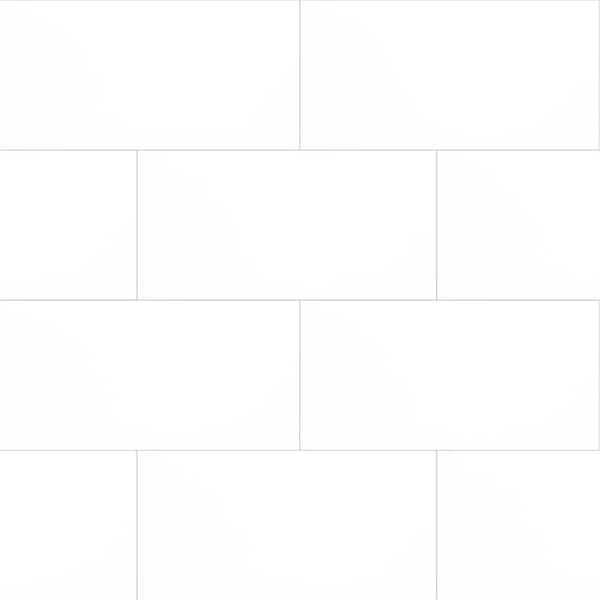 White 12 in. x 24 in. Polished Porcelain Floor and Wall Tile (11.64 sq. ft. / Case)