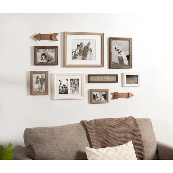 Bordeaux Gray Picture Frame (Set of 10)