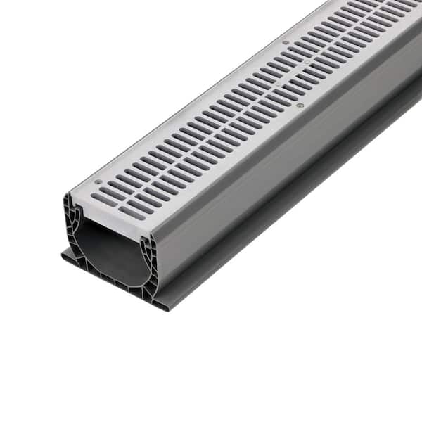 NDS 241 Gray Color Spee-D Channel Grate Only  24" x 4 1/8" 