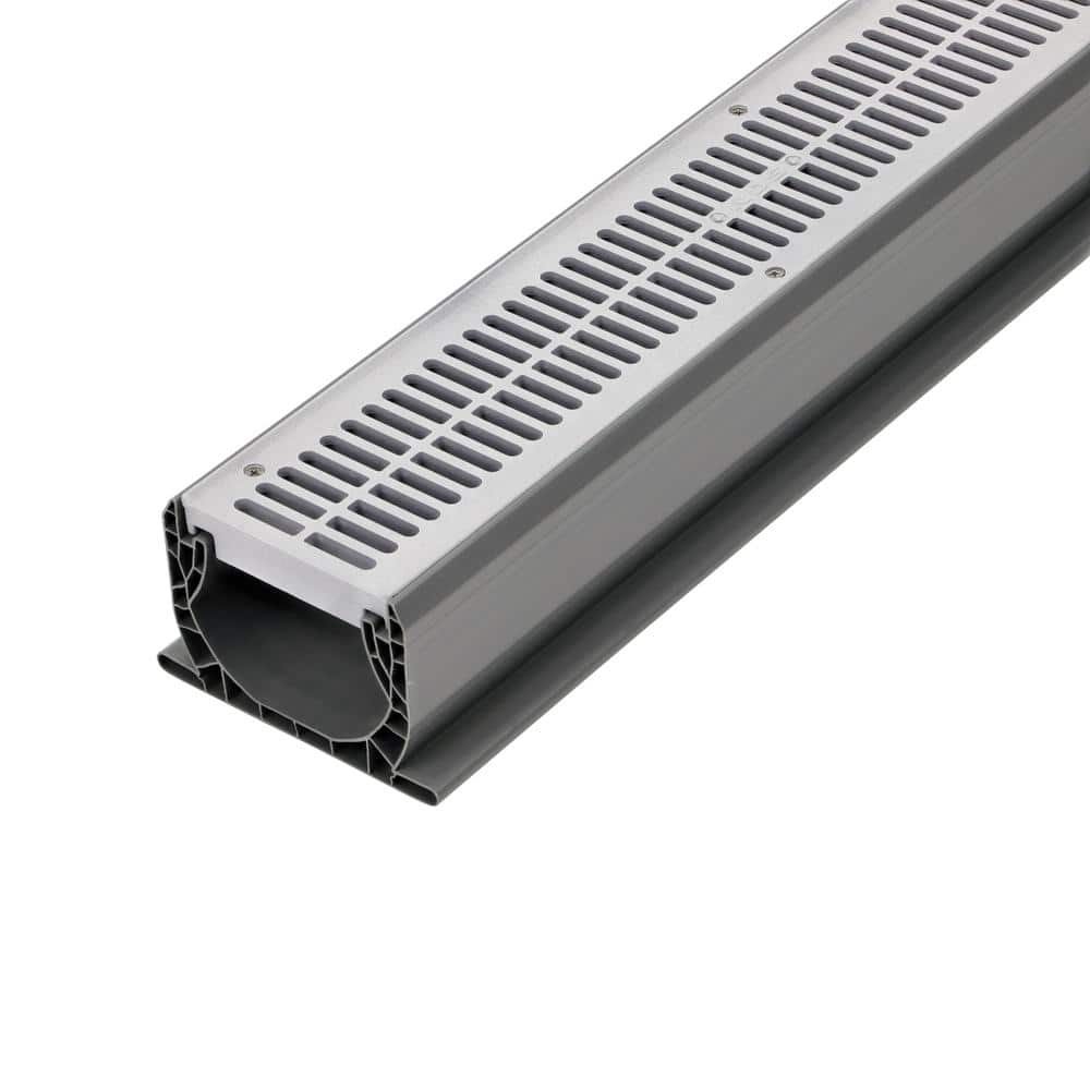 NDS 5 in. Plastic Square Drainage Grate in Black 8 - The Home Depot