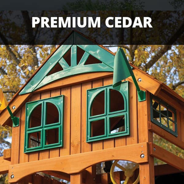 Gorilla Playsets Professionally Assembled Outing III Kids