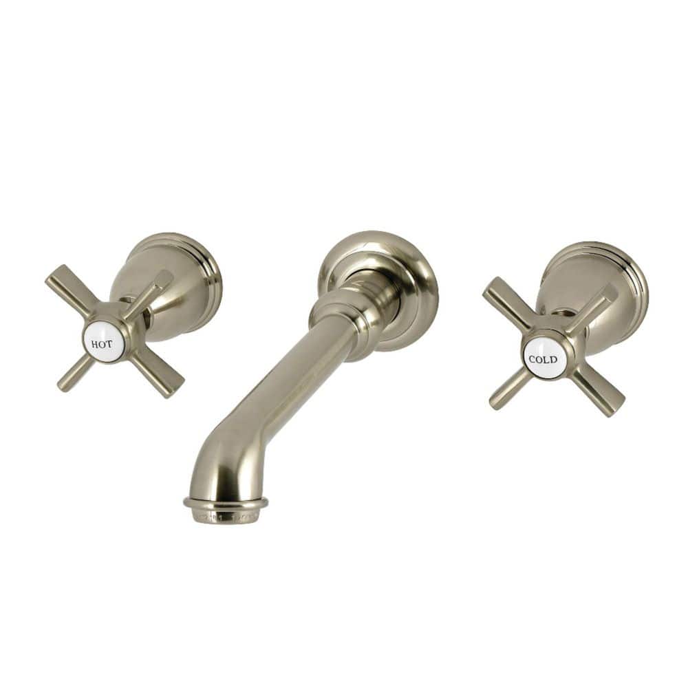 Kingston Brass Millennium 2-Handle Wall-Mount Bathroom Sink Faucet
