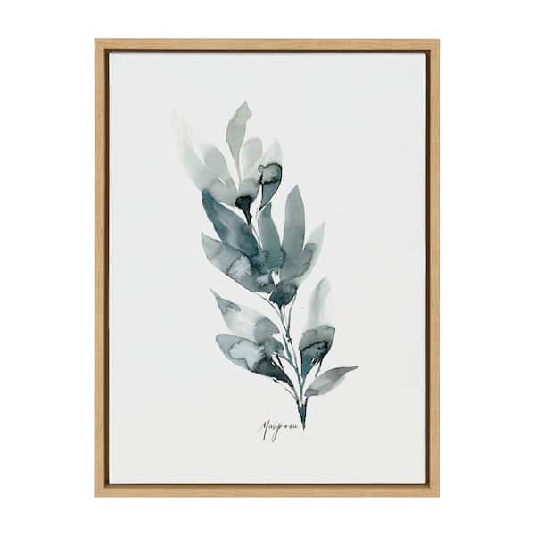 Kate and Laurel Sylvie Wild Mariposa by Sara Berrenson Framed Canvas Plant Art Print 18 in. x 24 in.