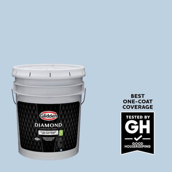 Glidden Diamond 5 gal. PPG1161-2 C'est La Vie Flat Interior Paint with Primer