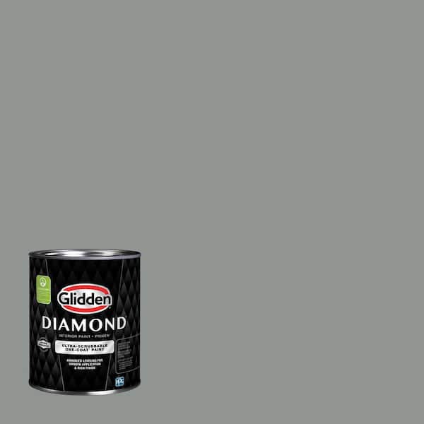 Glidden Diamond 1 qt. PPG0994-6 Husky Gray Eggshell Interior Paint with Primer