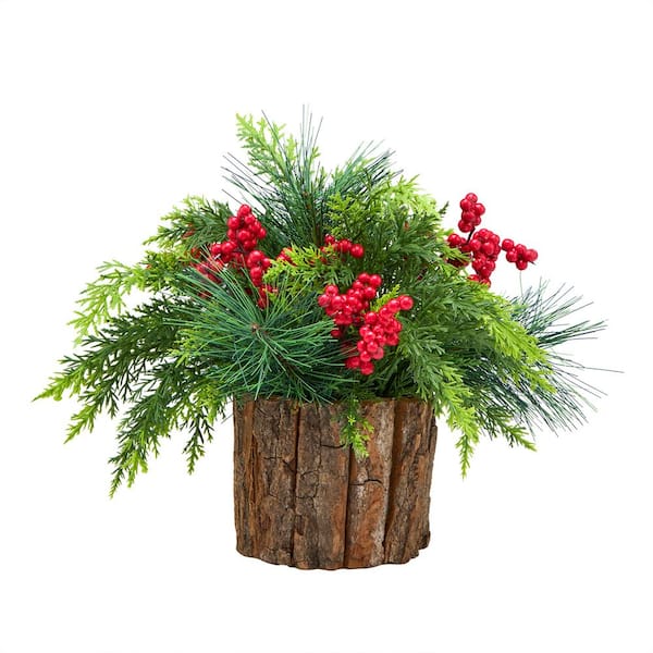National Tree Company 11 in. Christmas Classic Centerpiece