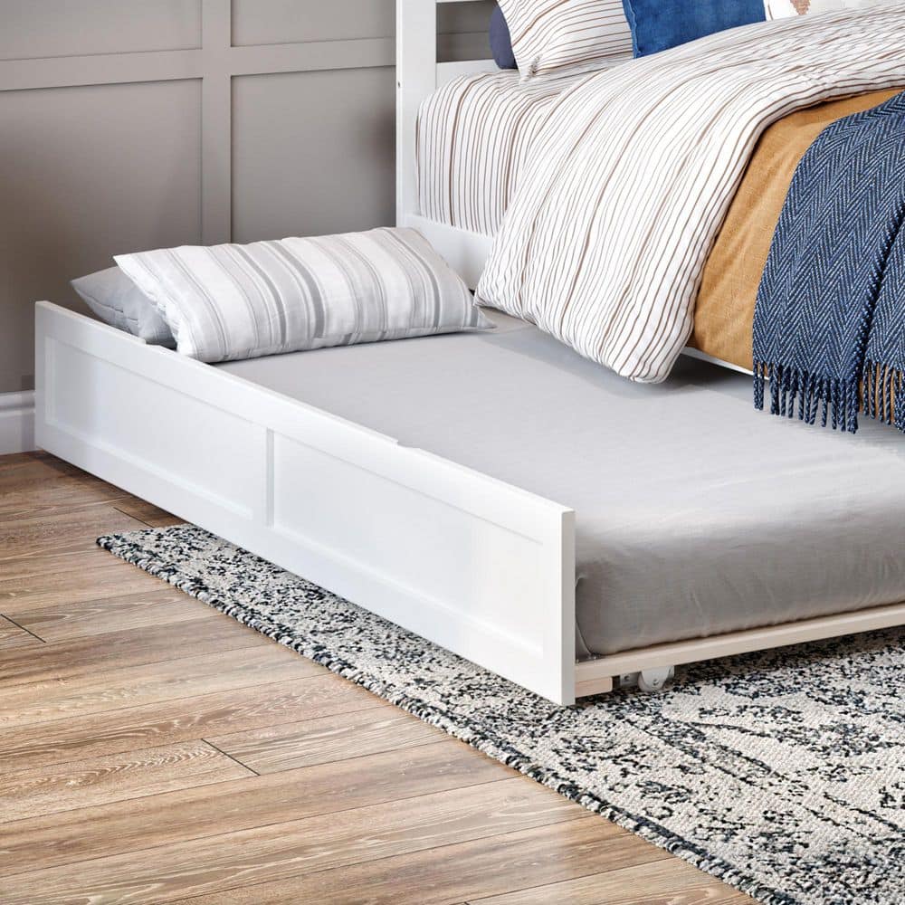 AFI Island White Roll Out Twin XL Trundle Extra-Long AG8005112