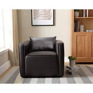 Absalon Dark Gray Low-Back Accent Chair
