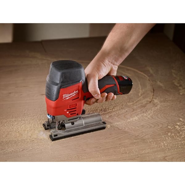 Milwaukee - M12 12V Lithium-Ion Cordless Combo Tool Kit (4-Tool) with Two 1.5 Ah Batteries, 1 Charger, 1 Tool Bag