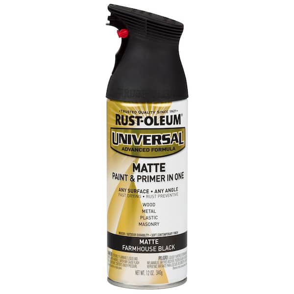 Rust-Oleum Stops Rust Turbo Flat Black Spray Paint and Primer In One (NET  WT. 24-oz) in the Spray Paint department at