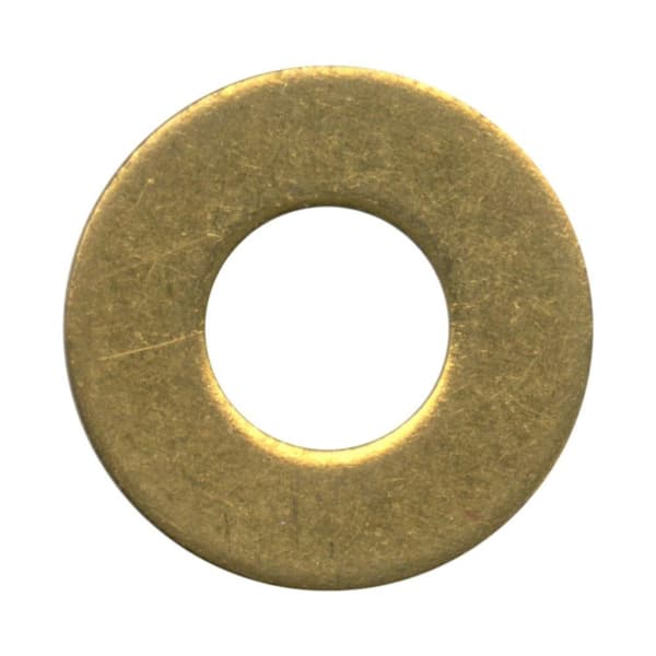 Everbilt #10S Brass Flat Washers (10-Pack)