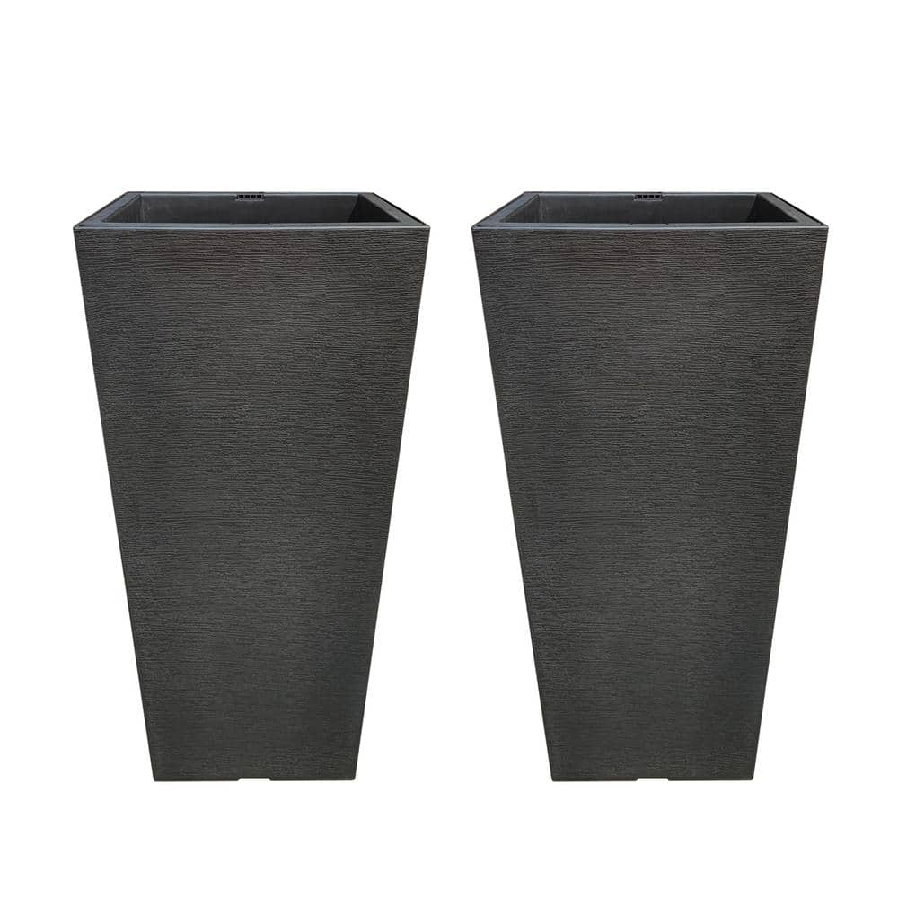 Kent Tall Planters, black