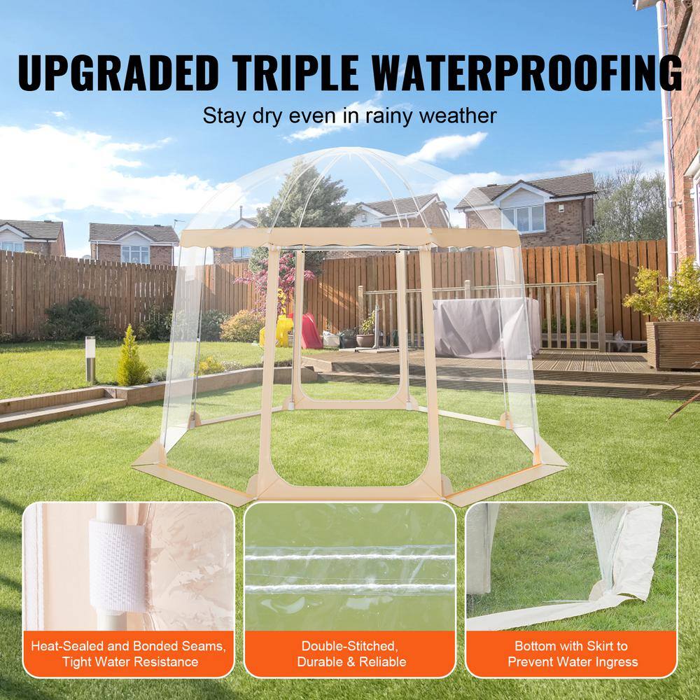 Large Clear PVC Instant Pop-Up Sports Tent Shelter