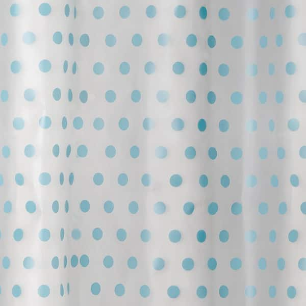 Aqua Polka Dots Small Storage Bin, 8 x 11' x 5