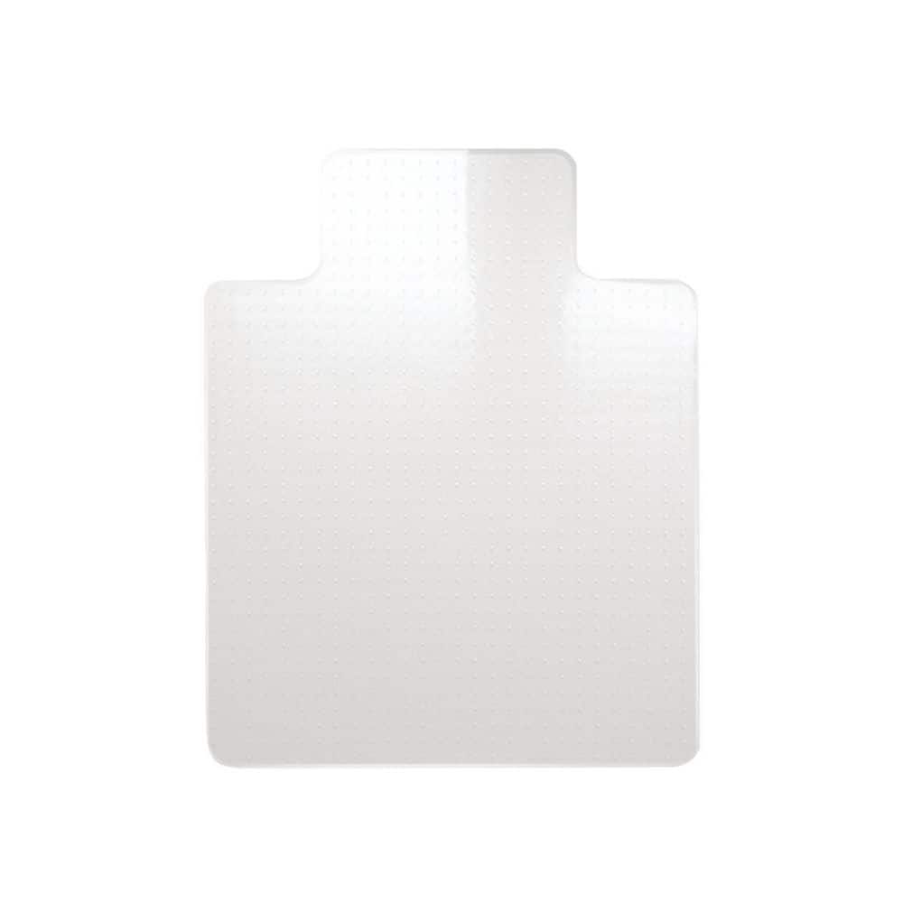 Clear 30 in. x 48 in. Plastic Anti-Skid Indoor Office Chair Mat