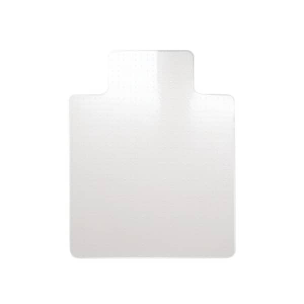 Unbranded Clear 30 in. x 48 in. Plastic Anti-Skid Indoor Office Chair Mat