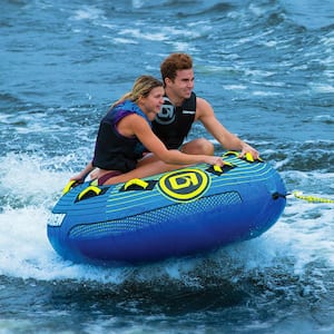 70 in. Super Le Tube Dual Rider Inflatable Boat Towable Inner Tube