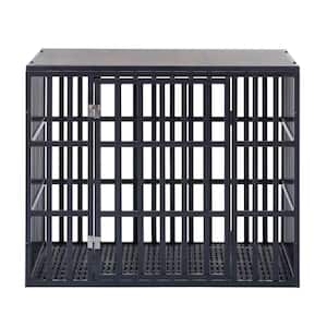 Any 38.2 in W Heavy-Duty Dog Cage pet Crate for Large Dog