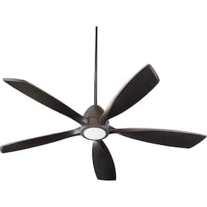 Holt 56 in. Indoor Oiled Bronze Ceiling Fan with Wall Control