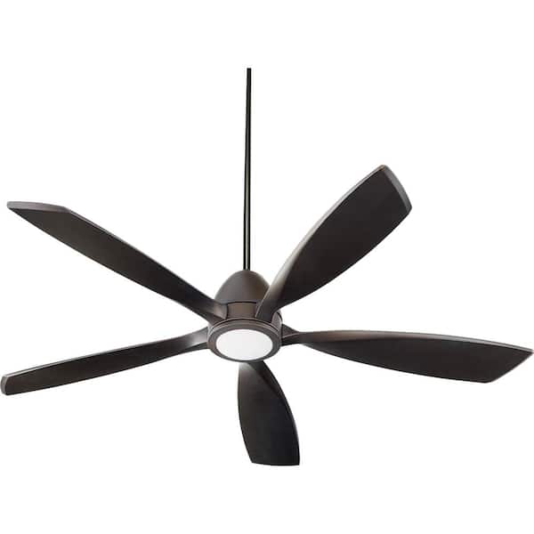 Quorum INTERNATIONAL Holt 56 in. Indoor Oiled Bronze Ceiling Fan with Wall Control