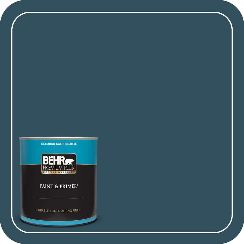 1 qt. #540F-7 Velvet Evening Satin Enamel Exterior Paint & Primer price history on PriceWatchPro