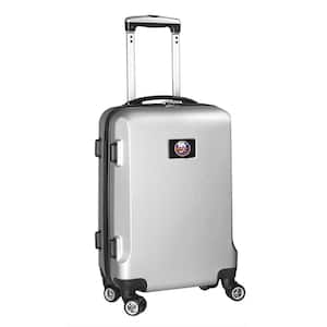 NHL New York Islanders Silver 21 in. Carry-On Hardcase Spinner Suitcase