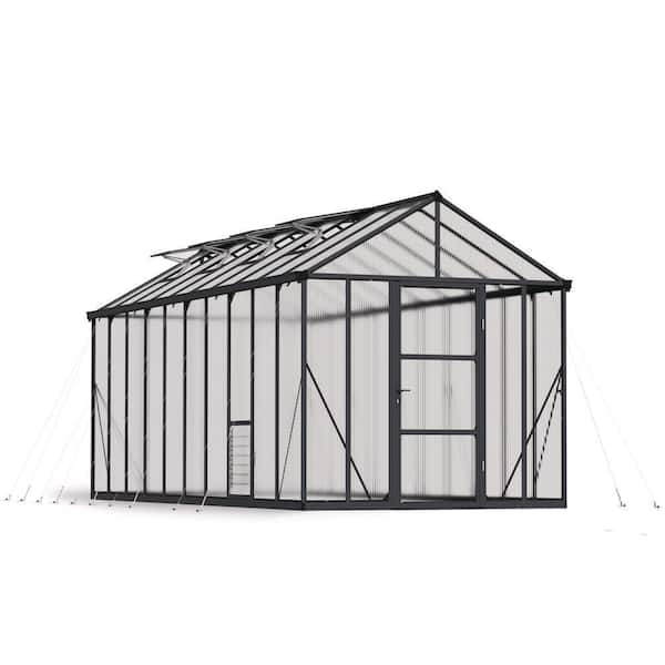 Glory 8 ft. x 20 ft. Gray/Diffused DIY Greenhouse Kit