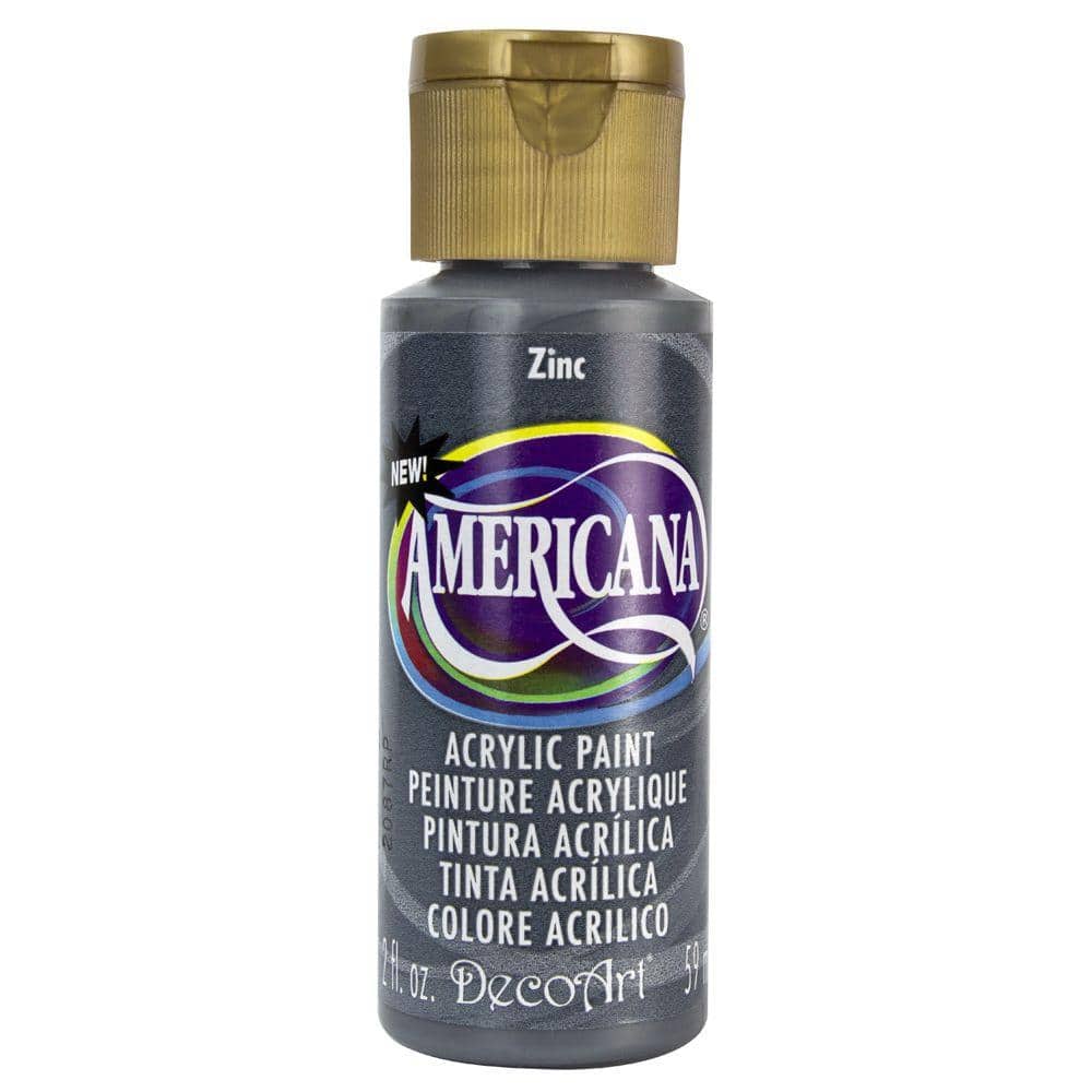 Americana Acrylic 2oz Paint - Zinc