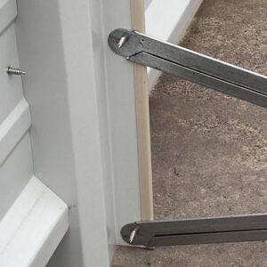 Ash Grey U-Shaped Metal Raised Garden Bed, 108 x 108 x 18 Inch