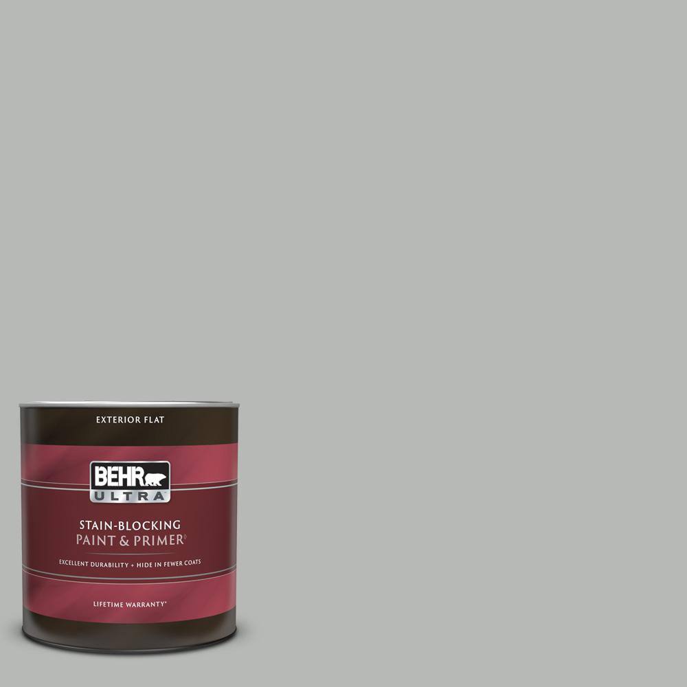 BEHR ULTRA 1 qt. N4603 Lunar Surface Flat Exterior Paint BEHR ULTRA 1 qt. N4603 Lunar Surface Flat Exterior Paint