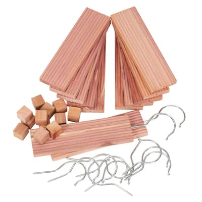 Cedar Value Pack Solid Air Freshener with 12 Hang-Ups and 12 Cubes