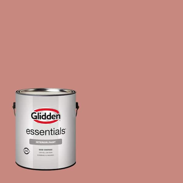 Glidden Essentials 1 gal. PPG1058-5 Sunstone Flat/Matte Interior Paint